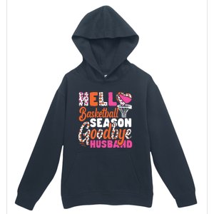 Basketball Bball Husband Wife Hello Basketball Season Urban Pullover Hoodie