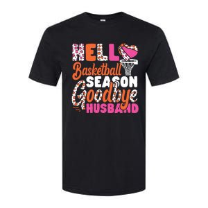 Basketball Bball Husband Wife Hello Basketball Season Softstyle CVC T-Shirt