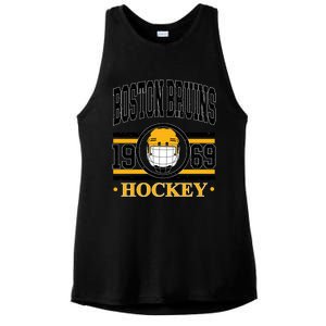 Boston Bruin Hockey Team Supporter Ladies PosiCharge Tri-Blend Wicking Tank