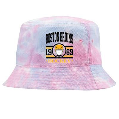 Boston Bruin Hockey Team Supporter Tie-Dyed Bucket Hat