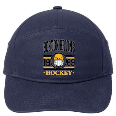 Boston Bruin Hockey Team Supporter 7-Panel Snapback Hat