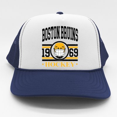 Boston Bruin Hockey Team Supporter Trucker Hat