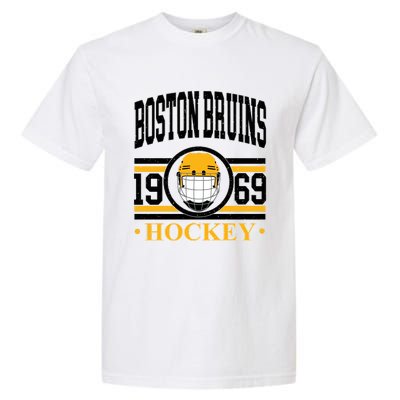 Boston Bruin Hockey Team Supporter Garment-Dyed Heavyweight T-Shirt