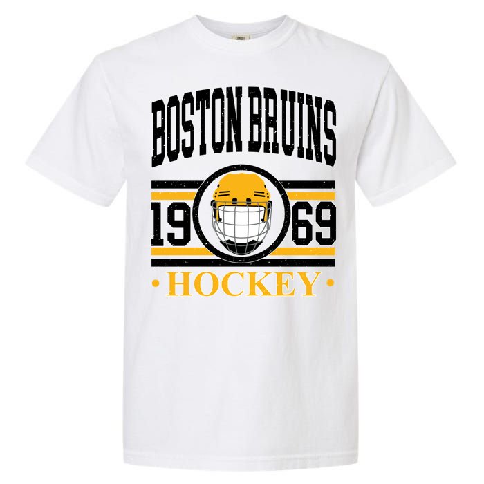 Boston Bruin Hockey Team Supporter Garment-Dyed Heavyweight T-Shirt