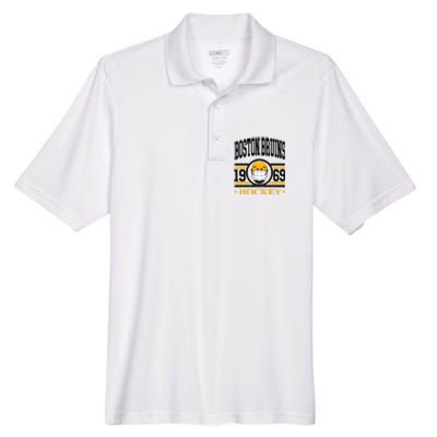 Boston Bruin Hockey Team Supporter Men's Origin Performance Piqué Polo