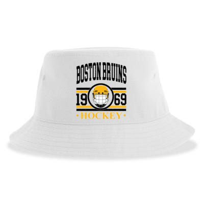 Boston Bruin Hockey Team Supporter Sustainable Bucket Hat