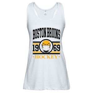 Boston Bruin Hockey Team Supporter Ladies Essential Flowy Tank