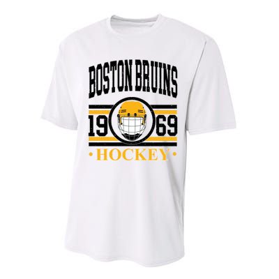 Boston Bruin Hockey Team Supporter Performance Sprint T-Shirt