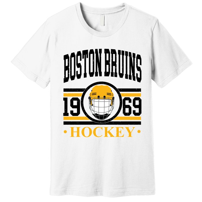 Boston Bruin Hockey Team Supporter Premium T-Shirt