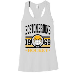 Boston Bruin Hockey Team Supporter Women's Racerback Tank