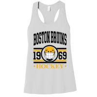 Boston Bruin Hockey Team Supporter Women's Racerback Tank