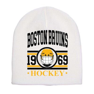 Boston Bruin Hockey Team Supporter Short Acrylic Beanie