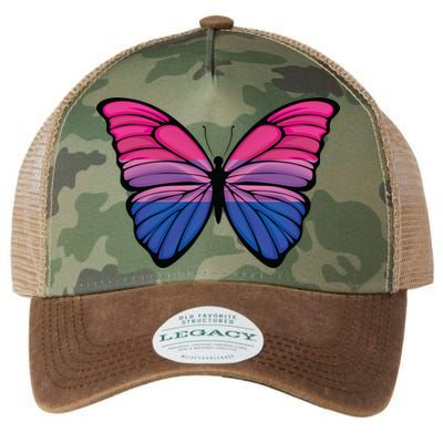 Bisexual Butterfly Hypolimnas Bi Pride Flag Legacy Tie Dye Trucker Hat