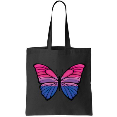 Bisexual Butterfly Hypolimnas Bi Pride Flag Bag