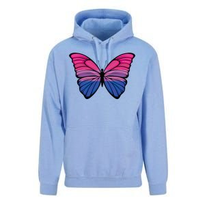 Bisexual Butterfly Hypolimnas Bi Pride Flag Unisex Surf Hoodie