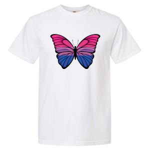 Bisexual Butterfly Hypolimnas Bi Pride Flag Garment-Dyed Heavyweight T-Shirt