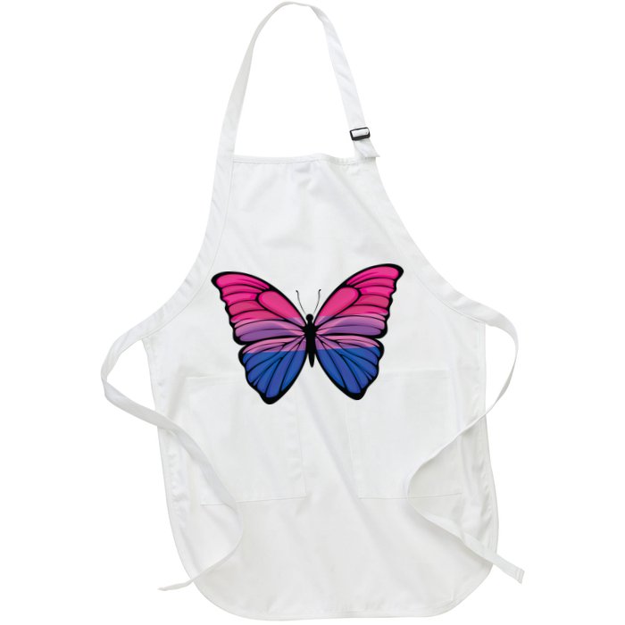 Bisexual Butterfly Hypolimnas Bi Pride Flag Apron