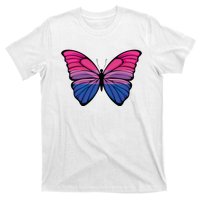 Bisexual Butterfly Hypolimnas Bi Pride Flag T-Shirt