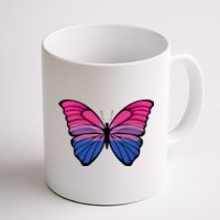 Bisexual Butterfly Hypolimnas Bi Pride Flag Coffee Mug