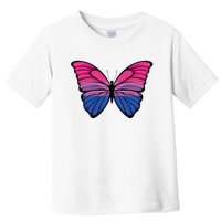 Bisexual Butterfly Hypolimnas Bi Pride Flag Toddler T-Shirt