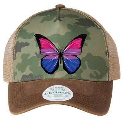 Bisexual Butterfly Hypolimnas Bi Pride Flag Legacy Tie Dye Trucker Hat