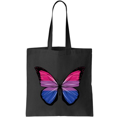 Bisexual Butterfly Hypolimnas Bi Pride Flag Bag