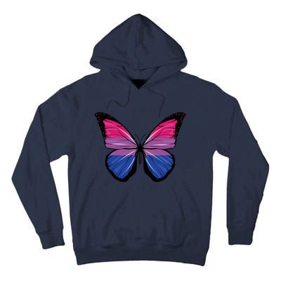 Bisexual Butterfly Hypolimnas Bi Pride Flag Tall Hoodie