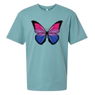 Bisexual Butterfly Hypolimnas Bi Pride Flag Sueded Cloud Jersey T-Shirt