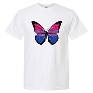 Bisexual Butterfly Hypolimnas Bi Pride Flag Garment-Dyed Heavyweight T-Shirt