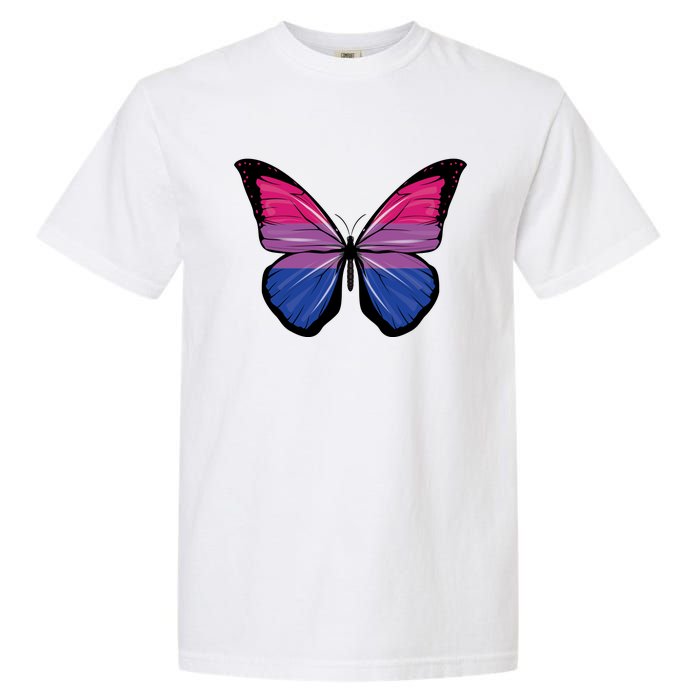 Bisexual Butterfly Hypolimnas Bi Pride Flag Garment-Dyed Heavyweight T-Shirt