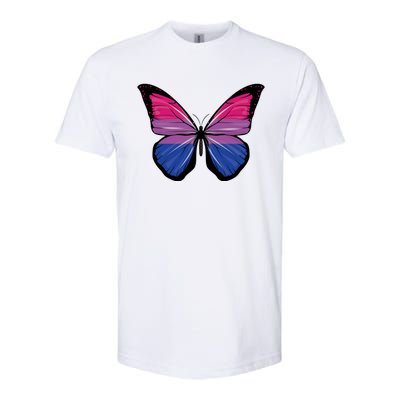 Bisexual Butterfly Hypolimnas Bi Pride Flag Softstyle® CVC T-Shirt