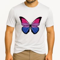Bisexual Butterfly Hypolimnas Bi Pride Flag Cooling Performance Crew T-Shirt