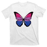 Bisexual Butterfly Hypolimnas Bi Pride Flag T-Shirt