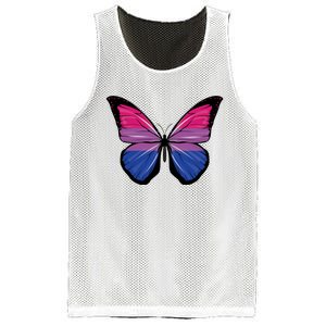 Bisexual Butterfly Hypolimnas Bi Pride Flag Mesh Reversible Basketball Jersey Tank