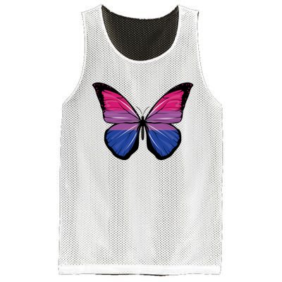 Bisexual Butterfly Hypolimnas Bi Pride Flag Mesh Reversible Basketball Jersey Tank