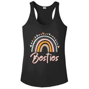 Besties BFF Heart Best Friends Bestie Ladies PosiCharge Competitor Racerback Tank