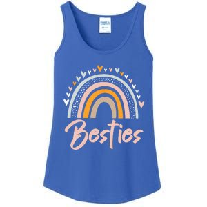 Besties BFF Heart Best Friends Bestie Ladies Essential Tank