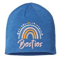 Besties BFF Heart Best Friends Bestie Sustainable Beanie