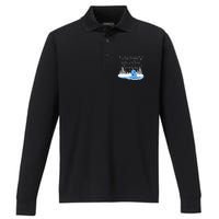 Bye Buddy Hope You Find Your Dad Classic Performance Long Sleeve Polo