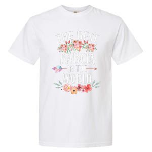 Best Babcia In The World Polish Grandma Floral Mother's Day Garment-Dyed Heavyweight T-Shirt