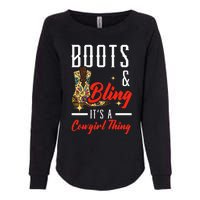 Boots & Bling ItS A Cowgirl Thing Rodeo Western Country Womens California Wash Sweatshirt