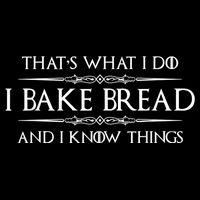 Bread Baker I Bake Bread & I Know Things Baking Wool Snapback Cap