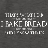 Bread Baker I Bake Bread & I Know Things Baking Vector Backpack