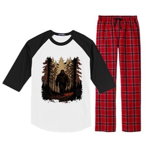 Bigfoot Raglan Sleeve Pajama Set