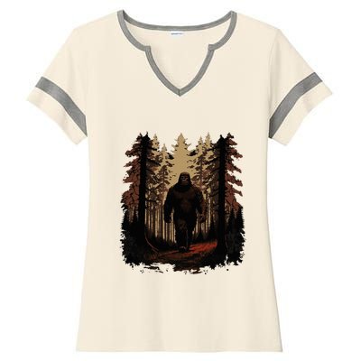 Bigfoot Ladies Halftime Notch Neck Tee