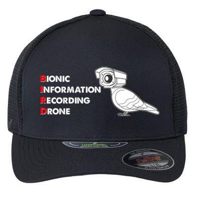 BIRD Bionic Information Recording Drone Flexfit Unipanel Trucker Cap