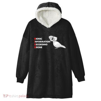 BIRD Bionic Information Recording Drone Hooded Wearable Blanket
