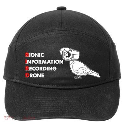 BIRD Bionic Information Recording Drone 7-Panel Snapback Hat
