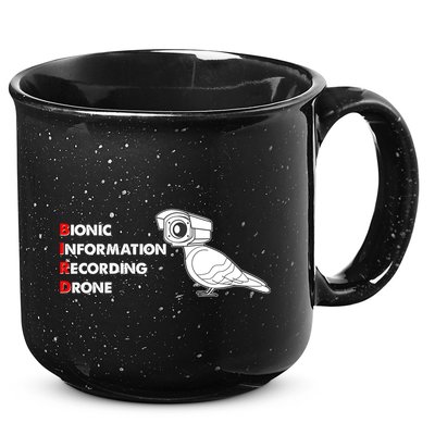 BIRD Bionic Information Recording Drone 15oz Campfire Ceramic Mug