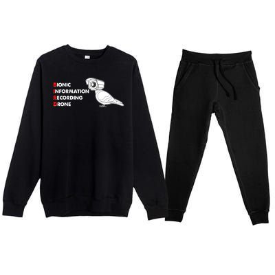 BIRD Bionic Information Recording Drone Premium Crewneck Sweatsuit Set